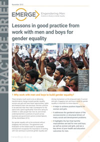 EMERGE policy brief publication cover