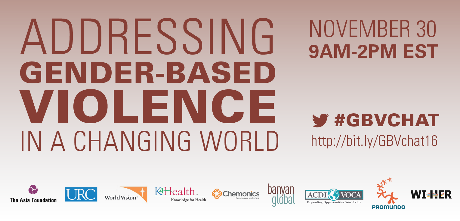 16 Days 2016 GBV chat