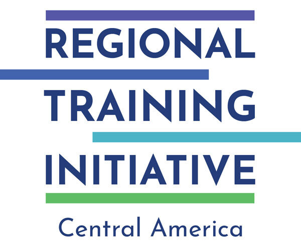 "Regional Training Initiative: Central America" – English logo