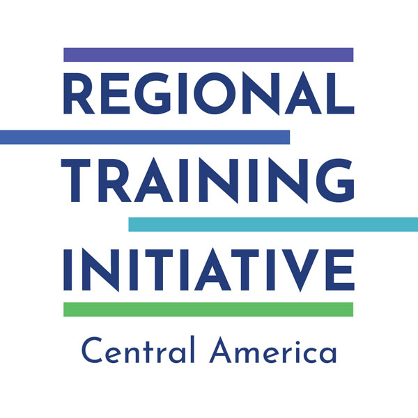 "Regional Training Initiative: Central America" – English logo