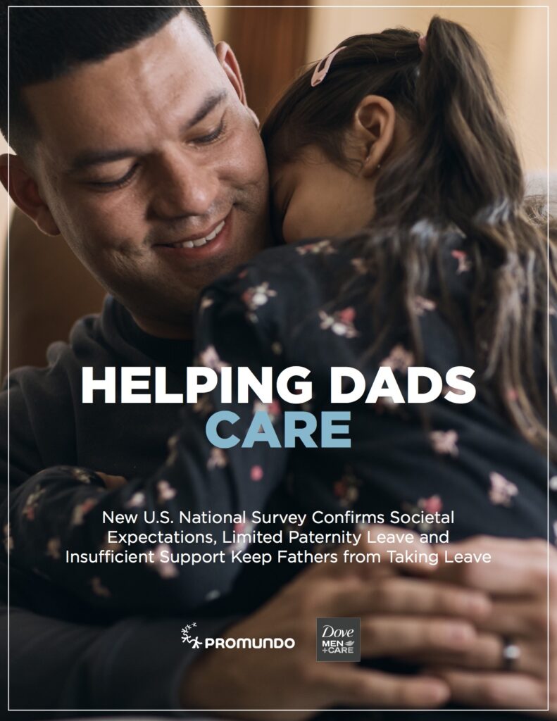 "Helping Dads Care" report cover