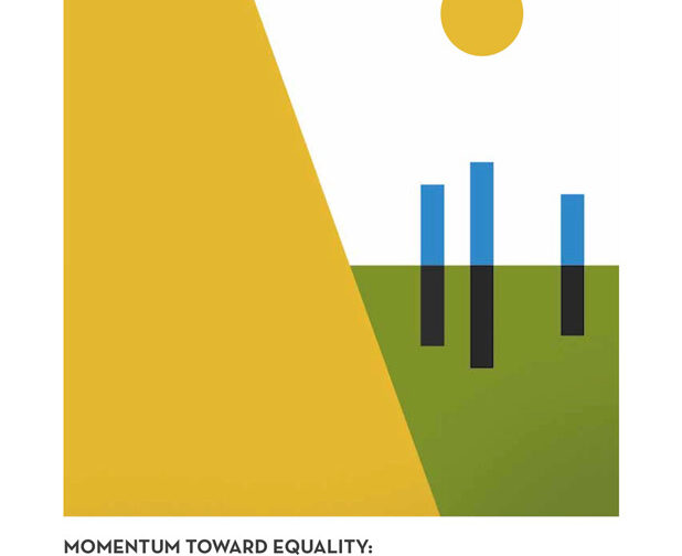 Cover of the "Momentum for Equality" report.