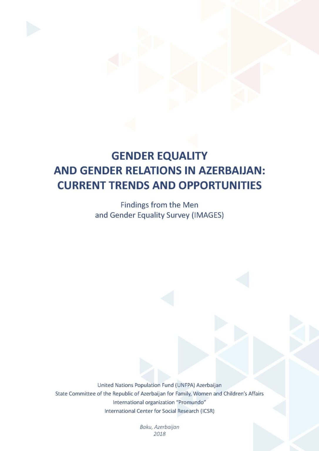 Gender Equality and Gender Relations in Azerbaijan Current Trends and