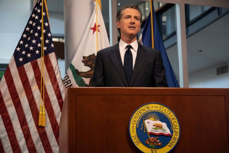 California Governor Gavin Newsom